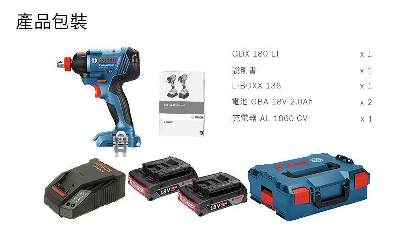 07gdx 180-li產品包裝內容
